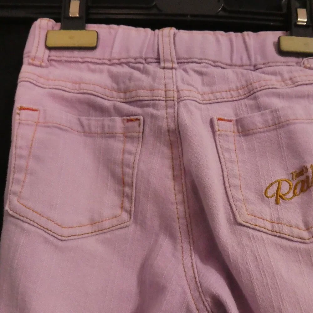 DISNEY - That's So Raven | size 5 | Pink Denim Jeans | Bell / Flare Bottoms - Picture 11 of 16